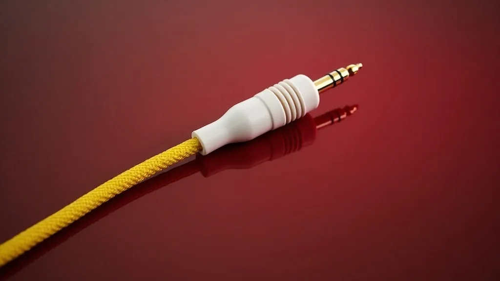 Red white yellow audio cable connectors plugged into a TV's composite RCA input panel